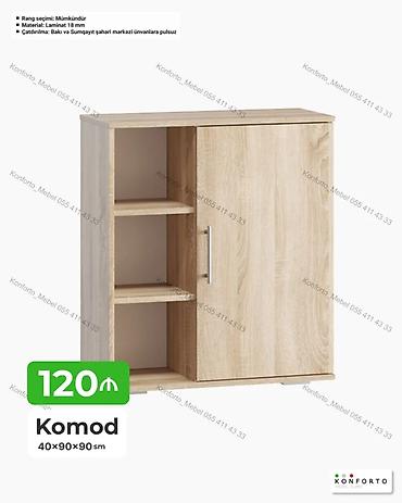 Komodlar: Komod – 40×90×90 sm - Material: 18 mm laminat - Rəng seçimi — 1
