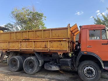 Другая сельхозтехника: КамАЗ 53215 евро 2 самосвал, оранжевая кабина — 5