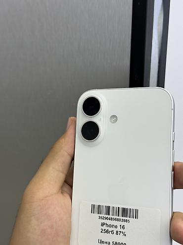 3080 цена: IPhone 16, Б/у, 256 ГБ, White Titanium, Защитное стекло, Чехол, В рассрочку, 87 % — 3