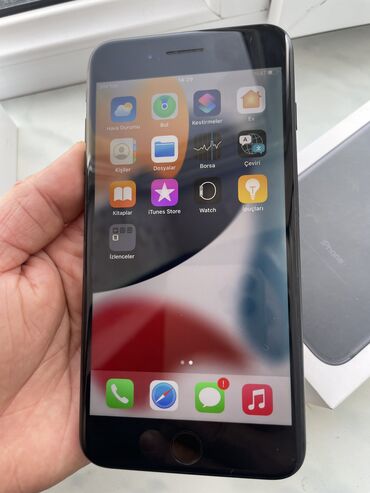 Apple iPhone: IPhone 7 Plus, 32 GB, Qara, Barmaq izi
