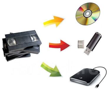 Остальные услуги: Эски VHS, MiniDV кассеталарды флешкага, ютубка откоруп беребиз