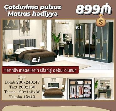 Yataq desti rəng seçimi var