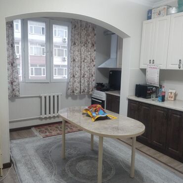 2 комнатные квартиры в бишкеке: 2 комнаты, 66 м², 106 серия, 8 этаж, Евроремонт