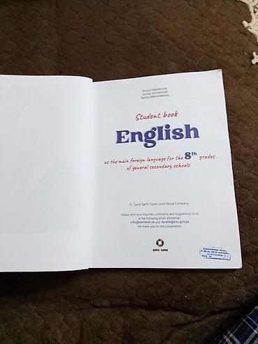 Книги и журналы: Məhsul: English Student Book – 8-ci sinif üçün (as the main foreign — 2