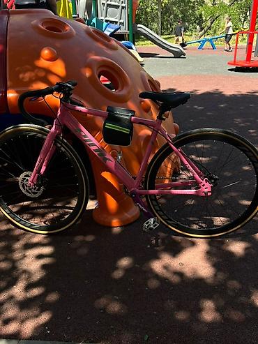 спортер: Шоссейный велосипед pink (розовый) - Легкая алюминиевая рама с — 1