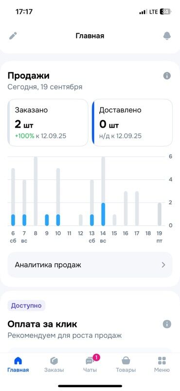 Другие услуги: Услуга: Ведение и аналитика маркетплейс-магазина (мобильная панель