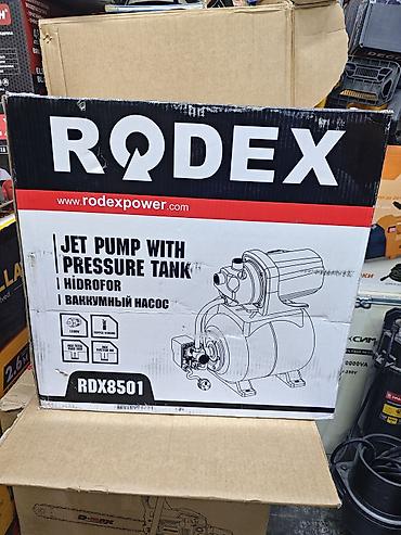 реле давления воды: RODEX RDX8501 — струйный насос с гидроаккумулятором (pressure tank) — 1