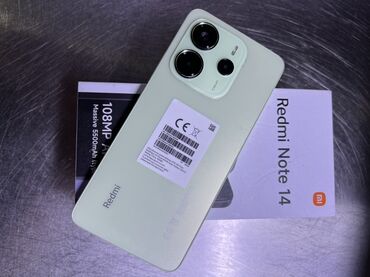 redmi telefon: Xiaomi Redmi Note 14, rəng - Yaşıl, 
 İki sim kartlı