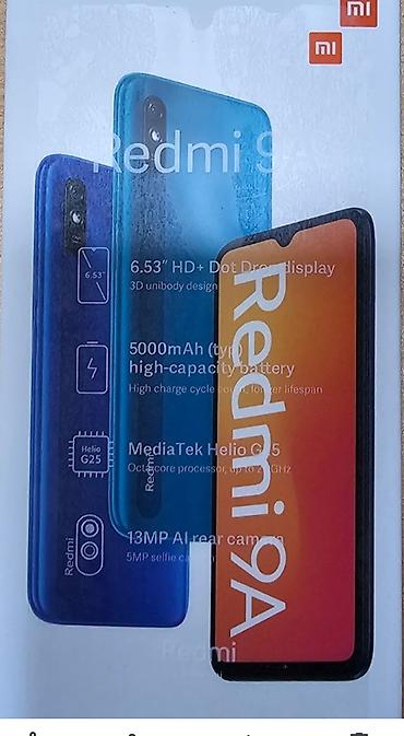 Redmi 9A, 32 GB, rəng - Göy, Zəmanət