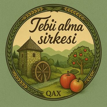 qida: Təbii alma sirkəsi, salatlar və müxtəlif yeməklər üçün əla seçimdir
