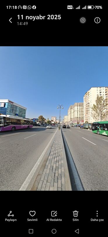 Yeni tikili: Metro İnşaatçılar 50_60_metr məsafədə Qanuni 2_otaq mənzil satılır — 14