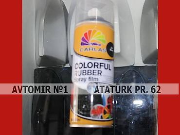 formula teker satisi: Rezin kraska bundan başqa hər növ avtomobi̇l aksessuarlarinin — 1