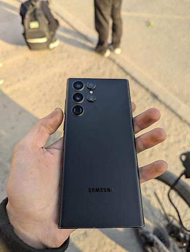 Samsung Galaxy S22 Ultra, Б/у, 512 ГБ, цвет - Черный, 1 SIM