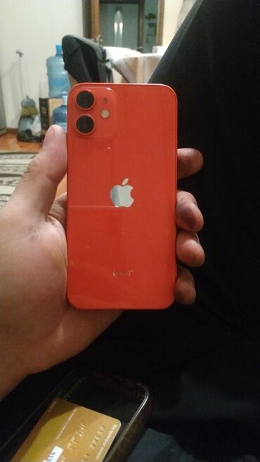 куплю айфон 12 мини: IPhone 12 mini, Б/у, 128 ГБ, Красный, Коробка, 84 %