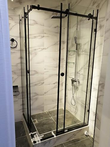 Душевые перегородки и ограждения: Душевые кабины стеклянные перегородки душевые кабины Бишкек 🚿 — 15