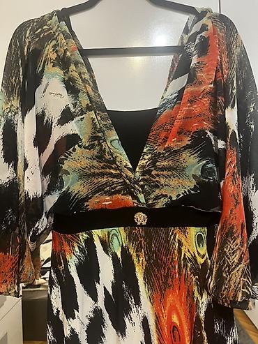 mickey mouse: Roberto Cavalli haljina s upečatljivim šarama inspirisanim paunovim — 1