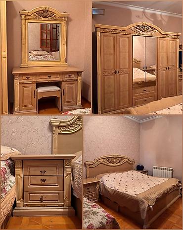 Yataq dəsti satılır 430₼. Matrası var.Ünvan Badamdar. 6804. Fatimə99