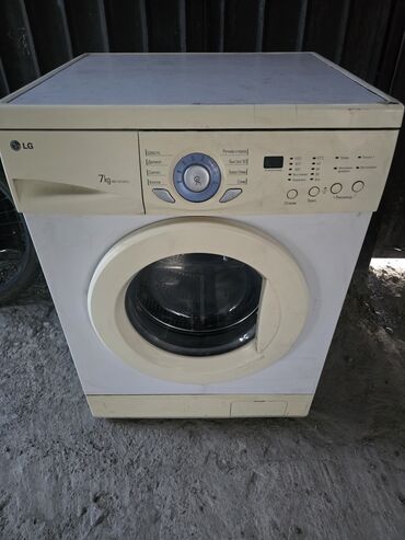 ухо чиска: Кир жуучу машина LG, Колдонулган, Автоматтык, 7 кг чейин, Толук өлчөм
