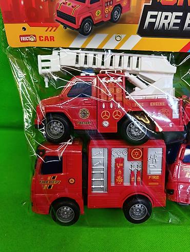 пожарный машина: Машинки пожарная команда игрушки🚒 Комплектация товара: 4 пожарные — 2