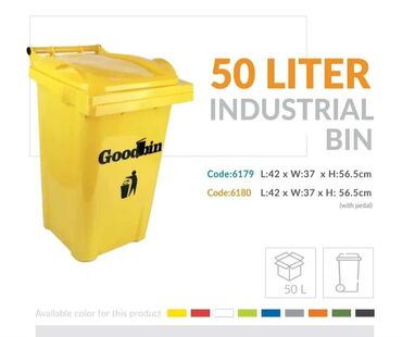 Tullantı qabları: Zibil vedre goodbin tekerli qapaqli zibil qabi goodbin tekerli qapaqli — 14