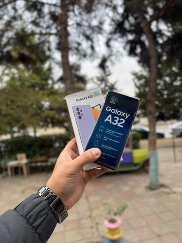 işlənmiş qazlar: Samsung Galaxy A32, 64 ГБ, цвет - Фиолетовый