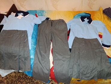 uşaqlar üçün məktəb bluzkalar: Məktəbli forması rəng - Mavi