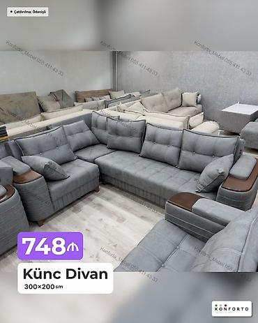 Künc divan – 300×200 sm - Model: Künc divan - Ölçü: 300×200 sm -
