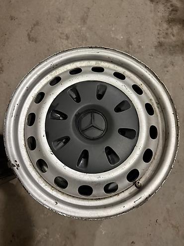 185 60 15: Комплект стальных дисков Mercedes + колпаки - Количество: 4 шт. - — 1