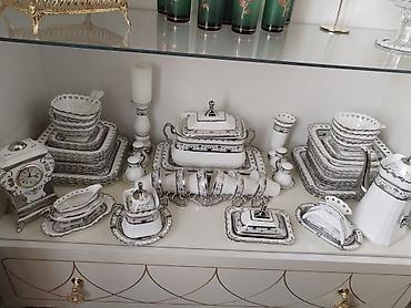 sous: Nahar dəsti, rəng - Ağ, Farfor, 6 nəfərlik — 2