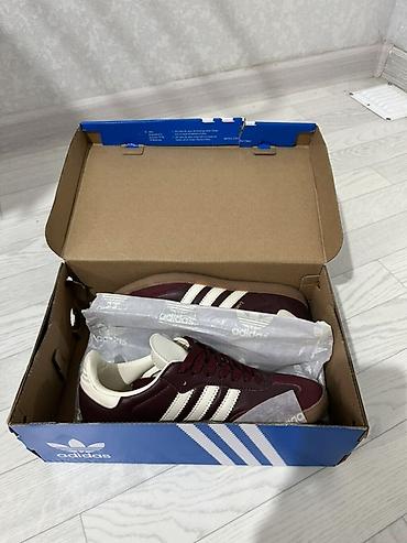 samba: Adidas Samba OG, бордовые - фирменная коробка adidas и — 2