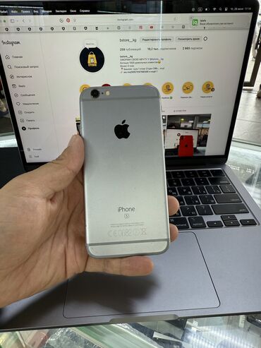 где взять айфон в рассрочку без отказа: IPhone 6s, Колдонулган, 64 ГБ, 100 %