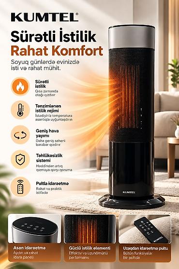 elekt: Kumtel Sürətli İstilik – Rahat Komfort Xüsusiyyətlər: - Sürətli — 1