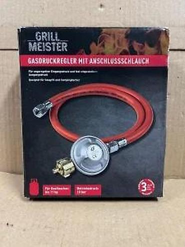Sve za roštilj: Regulator pritiska za gas sa crevom – Grill Meister - Tip — 10