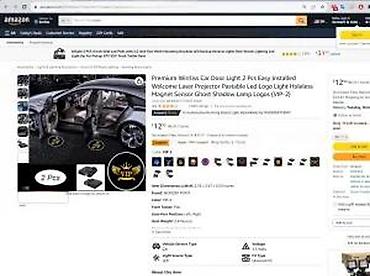 Ostala auto elektronika: LED projektor za vrata automobila “VIP” – set od 2 - Brend: goodlight — 16