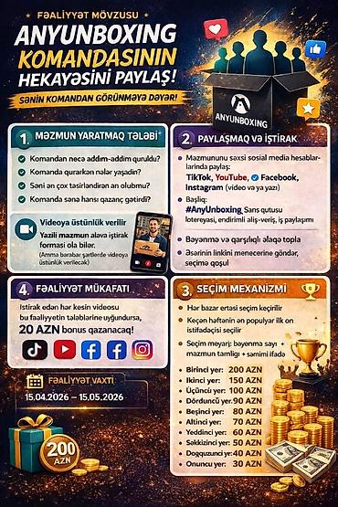 any inboxing: Marketoloq tələb olunur, İstənilən yaş, Təcrübəsiz — 3