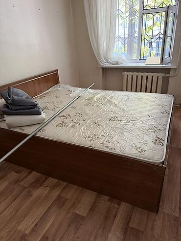 ikea икея: Кровать 2-спальная с матрасом + навесной кухонный шкаф + стиральная — 3