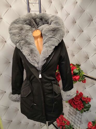 Zimske jakne: Massimo Dutti, 2XL, Jednobojni, Sa postavom, Veštačko krzno — 4