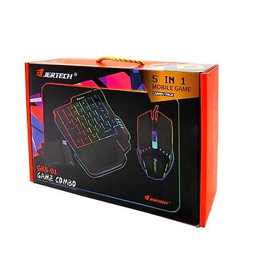 Настольные ПК и комплектующие: Jertech GK5-01 5 in 1 Mini Combo, masaüstü kompüter qurğuları üçün — 1