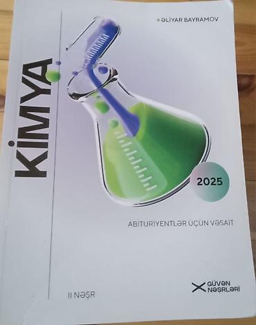 Məhsul: “Kimya – Abituriyentlər üçün vəsait” (2025), II nəşr Müəllif