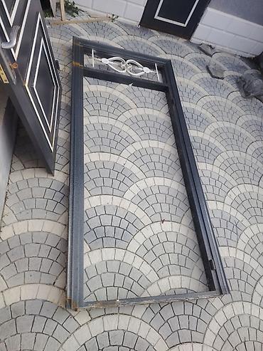 heyet qapıları: Metall giriş qapısı və komplekt çərçivə - Material: qalın metal — 3