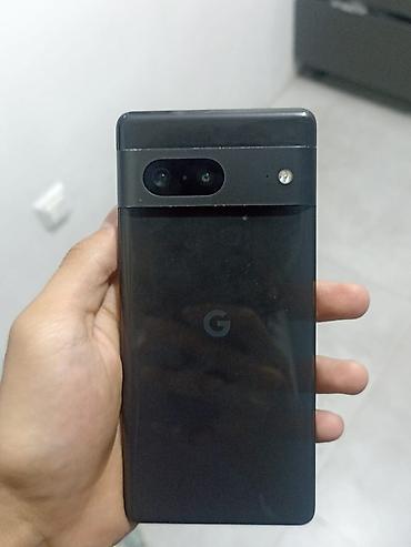 lg g7: Google Pixel 7, Б/у, 128 ГБ, цвет - Черный, 1 SIM, eSIM — 3
