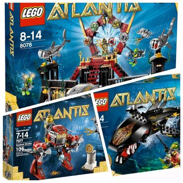 kamioni za decu: Lego Atlantis(3 kompleta): 1.LEGO Atlantis Portal of Atlantis(8078)