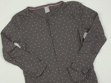 biała bluzka z kokardą: Blouse, Little kids, 7 years, 116-122 cm, condition - Good