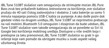 Slušalice: **Prodajem: JBL TUNE 510BT-HARMAN KARDON bežične Bluetooth slušalice** — 17