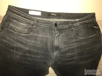 Farmerke: Original Replay farmerice 34 98% cotton 2% elastin Polustruk 47-49cm — 3