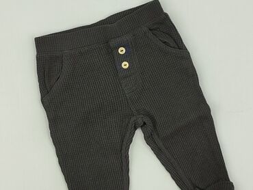 kombinezon czarny dopasowany: Baby material trousers, 0-3 months, 56-62 cm, condition - Very good