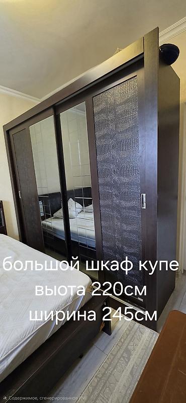 кухонные гарнитуры маленькие: Спальный гарнитур, Б/у, МДФ, цвет - Коричневый — 1
