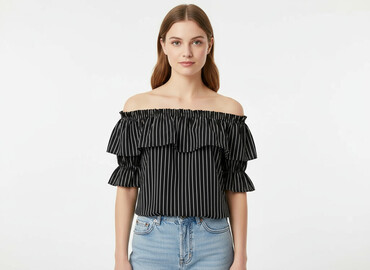 bluzki w paski zalando: ONLY, Bluzka damska, rozmiar S