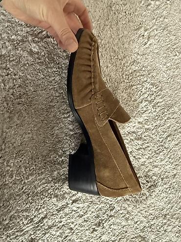 волосы на заколка: Лоферы, 37, Massimo Dutti, Новый, цвет - Коричневый — 6