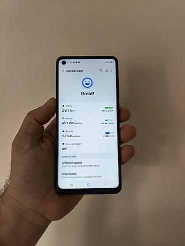iphone 11 used: Samsung A21s plavi dual sim sim free, sa 4/64 gb memorije, dobro — 4
